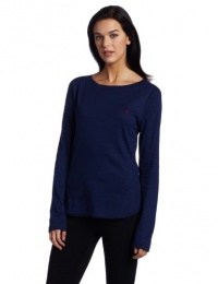 Tommy Hilfiger Women's Boat Neck Long Sleeve Sleep Shirt Tommy Hilfiger Women's Boat Neck Long Sleeve Sleep Shirt