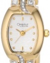 Caravelle by Bulova Women's 45L79 Crystal Accented Silver and White Dial Watch