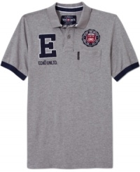 This is the look for fall – a crisp, cool polo shirt from Ecko Unltd helps you balance your fall style. This is the look for fall – a crisp, cool polo shirt from Ecko Unltd helps you balance your fall style.