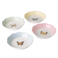 Lenox Butterfly Meadow Colors Fruit Dishes, Set of 4 Lenox Butterfly Meadow Colors Fruit Dishes, Set of 4