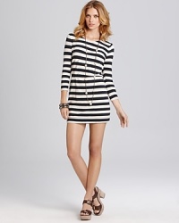 Soft Joie Dress - Yana Boat Neck Striped Soft Joie Dress - Yana Boat Neck Striped