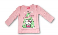 Hello Kitty Glitter Graphic Holiday Tee - Toddler Girls Pink HK Christmas Tree Top (4T) Hello Kitty Glitter Graphic Holiday Tee - Toddler Girls Pink HK Christmas Tree Top (4T)