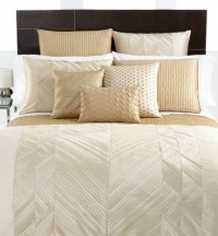 Hotel Collection Pieced Pintuck Ivory King Coverlet Hotel Collection Pieced Pintuck Ivory King Coverlet