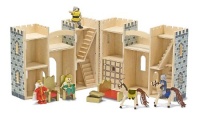 Melissa & Doug Fold & Go Wooden Castle