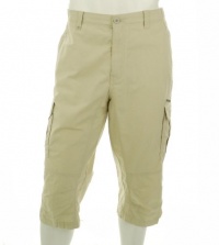 Calvin Klein Ripstop Zip Pocket Cropped Cargo Light Stone Calvin Klein Ripstop Zip Pocket Cropped Cargo Light Stone