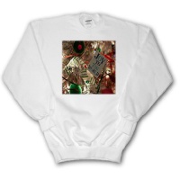 A Joy To The World Ornament Hanging on a Christmas Tree in Mesquite, Nevada - Adult SweatShirt 2XL