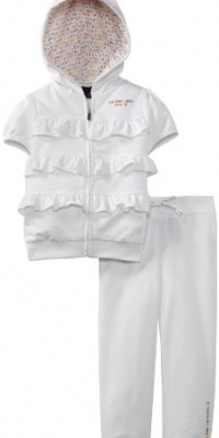 Calvin Klein Baby-Girl's Infant Hooded Pant Set Calvin Klein Baby-Girl's Infant Hooded Pant Set