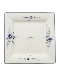 First introduced in 1768, the Vieux Luxembourg pattern is truly timeless. Dainty sprays of dark blue flowers adorn this creamy white collection for a charming tabletop that will captivate guests for years to come. First introduced in 1768, the Vieux Luxembourg pattern is truly timeless. Dainty sprays of dark blue flowers adorn this creamy white collection for a charming tabletop that will captivate guests for years to come.