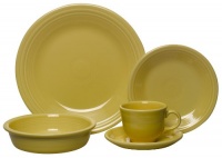 Fiesta 5-Piece Place Setting, Sunflower Fiesta 5-Piece Place Setting, Sunflower