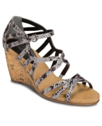 Hang out all day in Aerosoles' sultry, strappy Broomstick sandals. Ease on in with the buckle entry, and feel the comfort in the soft, cushioned footbed. Diamond pattern rubber sole creates a layer of protection between you and the ground. Hang out all day in Aerosoles' sultry, strappy Broomstick sandals. Ease on in with the buckle entry, and feel the comfort in the soft, cushioned footbed. Diamond pattern rubber sole creates a layer of protection between you and the ground.
