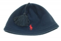 Polo Ralph Lauren Solid Cold Weather Hat Navy OS (8-20) Polo Ralph Lauren Solid Cold Weather Hat Navy OS (8-20)