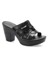A laid-back look. Braided straps lends a casually chic vibe to the Dena sandals by Born. Pair them with a simple skirt for easygoing style. A laid-back look. Braided straps lends a casually chic vibe to the Dena sandals by Born. Pair them with a simple skirt for easygoing style.