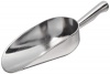 Adcraft ALS-5 5 oz Capacity, 5 Length x 2-3/8 Width, Mirror Finish, Heavy Duty Cast Aluminum Scoop with Contoured Handle