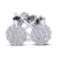 Beautiful 925 Sterling Silver Ball Stud Sterling Silver Stud Earrings. 6mm Each Size. 2.00 Carat Total Weight Beautiful 925 Sterling Silver Ball Stud Sterling Silver Stud Earrings. 6mm Each Size. 2.00 Carat Total Weight