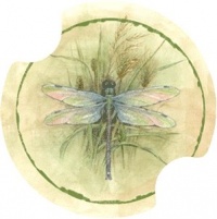 Dragonfly Carsters Two Pack, Coasters for Your Car Dragonfly Carsters Two Pack, Coasters for Your Car