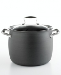 Stock and stew. Soup and chili. Perfect your menu with Belgique's sleek and unique stock pot. With its flawless union of hard-anodized aluminum and innovative bell-shaped design, it heats quickly and evenly throughout, distributing flavorful condensation as it cooks. Limited lifetime warranty. Stock and stew. Soup and chili. Perfect your menu with Belgique's sleek and unique stock pot. With its flawless union of hard-anodized aluminum and innovative bell-shaped design, it heats quickly and evenly throughout, distributing flavorful condensation as it cooks. Limited lifetime warranty.