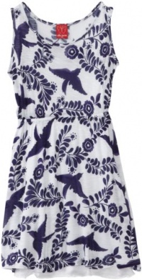 Ella Moss Girl Girls 7-16 Pajaro Print Cami Dress, Nightfall, 10 Ella Moss Girl Girls 7-16 Pajaro Print Cami Dress, Nightfall, 10
