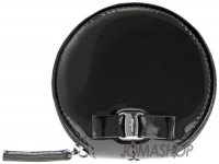 Salvatore Ferragamo Black Patent Leather Coin Pouch FR22-B004BKPAT Salvatore Ferragamo Black Patent Leather Coin Pouch FR22-B004BKPAT