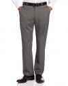 Perry Ellis Men's Herringbone Pin Stripe Flat Front Pant