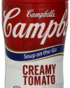Campbell's Creamy Tomato Soup on the Go, 10.75 Ounce Microwavable Cups (Pack of 8)