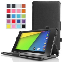MoKo Google New Nexus 7 FHD 2nd Gen Case - Slim-Fit Multi-angle Stand Cover Case for Google Nexus 2 7.0 Inch 2013 Generation Android 4.3 Tablet, BLACK (With Smart Cover Auto Wake / Sleep Feature) MoKo Google New Nexus 7 FHD 2nd Gen Case - Slim-Fit Multi-angle Stand Cover Case for Google Nexus 2 7.0 Inch 2013 Generation Android 4.3 Tablet, BLACK (With Smart Cover Auto Wake / Sleep Feature)