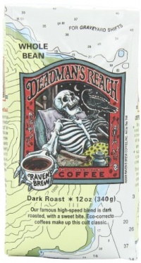 Raven's Brew Whole Bean Deadman's Reach,Dark Roast 12-Ounce Bags (Pack of 2) Raven's Brew Whole Bean Deadman's Reach,Dark Roast 12-Ounce Bags (Pack of 2)