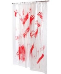 Bloody Shower Curtain