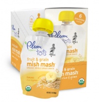 Plum Organics Baby Fruit and Grain Mish Mash, Banana, Rice and Quinoa, 3.17-Ounce Pouches (Pack of 12) Plum Organics Baby Fruit and Grain Mish Mash, Banana, Rice and Quinoa, 3.17-Ounce Pouches (Pack of 12)