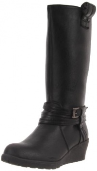 Jessica Simpson Kit Boot (Little Kid/Big Kid),Black,5 M US Big Kid