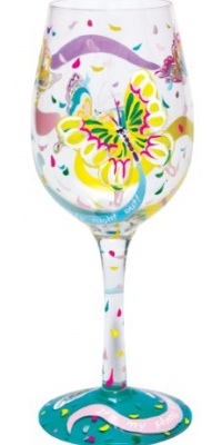 Lolita Love My Wine Glass, Social Butterfly Lolita Love My Wine Glass, Social Butterfly