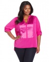 Calvin Klein Women's Plus-Size Combo Pullover Blouse