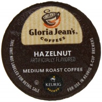 Gloria Jean's Hazelnut K-Cup packs for Keurig Brewers (Pack of 50) Gloria Jean's Hazelnut K-Cup packs for Keurig Brewers (Pack of 50)