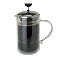 Primula Double Wall Classic Coffee Press, Glass/Chrome Primula Double Wall Classic Coffee Press, Glass/Chrome