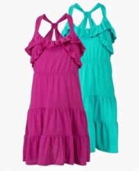 Take a picture. Ruffled tiers frame the perfect look from Epic Threads that she can bring to all her summer soirees. Take a picture. Ruffled tiers frame the perfect look from Epic Threads that she can bring to all her summer soirees.
