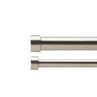 Umbra Cappa 48-Inch to 88-Inch Double Drapery Rod, Nickel Umbra Cappa 48-Inch to 88-Inch Double Drapery Rod, Nickel