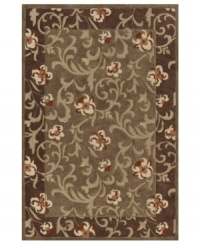 With a riot of blossoms and vines in a beautiful tobacco-toned palette, Dalyn's elegant Galleria rug is simply made to be admired. But the best part is that a durable poly-acrylic weave makes the lovely rug perfect for high-traffic areas! With a riot of blossoms and vines in a beautiful tobacco-toned palette, Dalyn's elegant Galleria rug is simply made to be admired. But the best part is that a durable poly-acrylic weave makes the lovely rug perfect for high-traffic areas!