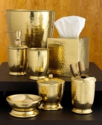 Crafted with a hammering technique that creates a dramatically textured surface and hides scratches, the tumbler is perfect for a tall drink of water. Crafted with a hammering technique that creates a dramatically textured surface and hides scratches, the tumbler is perfect for a tall drink of water.