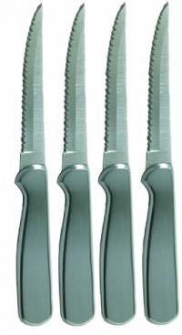 Ginsu Kotta Open Stock Series 4-Piece Japanese 420J2 Stainless Steel Steak Knife Set with Limited Lifetime Warranty Ginsu Kotta Open Stock Series 4-Piece Japanese 420J2 Stainless Steel Steak Knife Set with Limited Lifetime Warranty