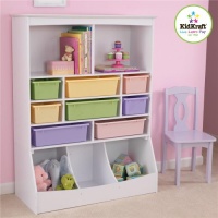 KidKraft Wall Storage Unit, White KidKraft Wall Storage Unit, White