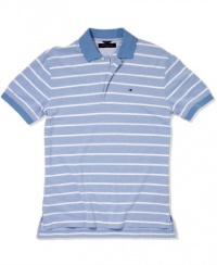 Tommy Hilfiger Shirt, Hudson Classic Fit Stripe Polo Shirt Tommy Hilfiger Shirt, Hudson Classic Fit Stripe Polo Shirt