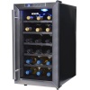 NewAir AW-181E Space Saver 18 Bottle Thermoelectric Wine Cooler, Stainless Steel