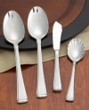 Premier tableware designer Gorham presents superior quality stainless steel flatware in an array of distinctive patterns, to suit your every mood and occasion. The formal Column pattern combines contemporary simplicity with striking neoclassical detailing. Set includes a sugar spoon, butter knife and two tablespoons.