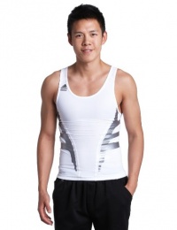 adidas Men's Techfit Powerweb Compression Tank adidas Men's Techfit Powerweb Compression Tank