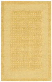 Nourison Westport Solid Yellow 2.6-Feet by 4.0-Feet 100% Wool Area Rug Nourison Westport Solid Yellow 2.6-Feet by 4.0-Feet 100% Wool Area Rug