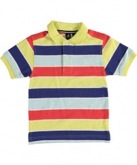 Nautica Sportswear Kids Boys 2-7 Bold Striped Polo Nautica Sportswear Kids Boys 2-7 Bold Striped Polo