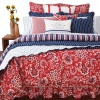 Lauren Ralph Lauren Villa Martine King Duvet / Comforter Cover, Red Floral