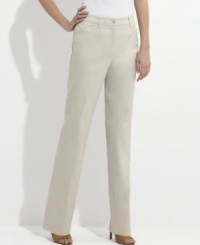 All the makings of a classic pant, in soft stretch cotton for a flattering fit. All the makings of a classic pant, in soft stretch cotton for a flattering fit.
