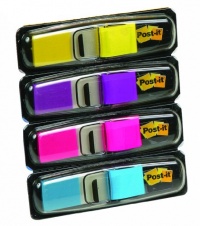 Post-it Flags, Ideal For Marking and Flagging Paper Documents, 0.5 Inch, Assorted Bright colors, 35 per Dispenser ( Four Dispensers) (683-4AB) Post-it Flags, Ideal For Marking and Flagging Paper Documents, 0.5 Inch, Assorted Bright colors, 35 per Dispenser ( Four Dispensers) (683-4AB)
