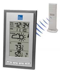 Sunny, storms or showers, you'll never be left guessing. This smart wireless station from The Weather Channel displays both indoor and outdoor temperatures with an easy-to-read display for instant updates. The device also records minimum and maximum temperatures for pattern-tracking. Sunny, storms or showers, you'll never be left guessing. This smart wireless station from The Weather Channel displays both indoor and outdoor temperatures with an easy-to-read display for instant updates. The device also records minimum and maximum temperatures for pattern-tracking.