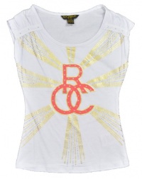Rocawear Bright White Golden Sun Rays Big Girls T-shirt (12/14) Rocawear Bright White Golden Sun Rays Big Girls T-shirt (12/14)